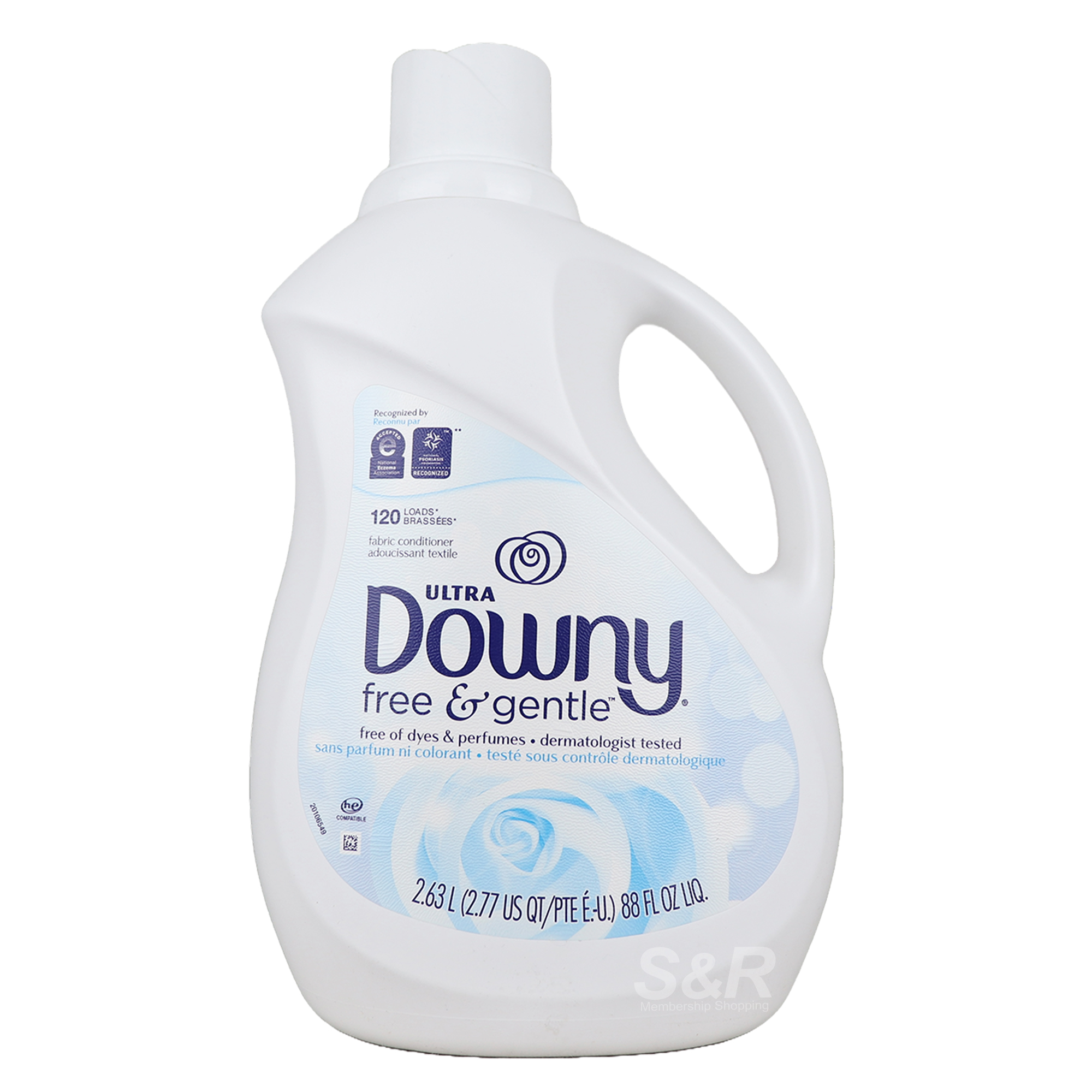 Downy Ultra Fabric Softener Free and Gentle 2.63L Downy Ultra Fabric Softener Free and Gentle 2.63L